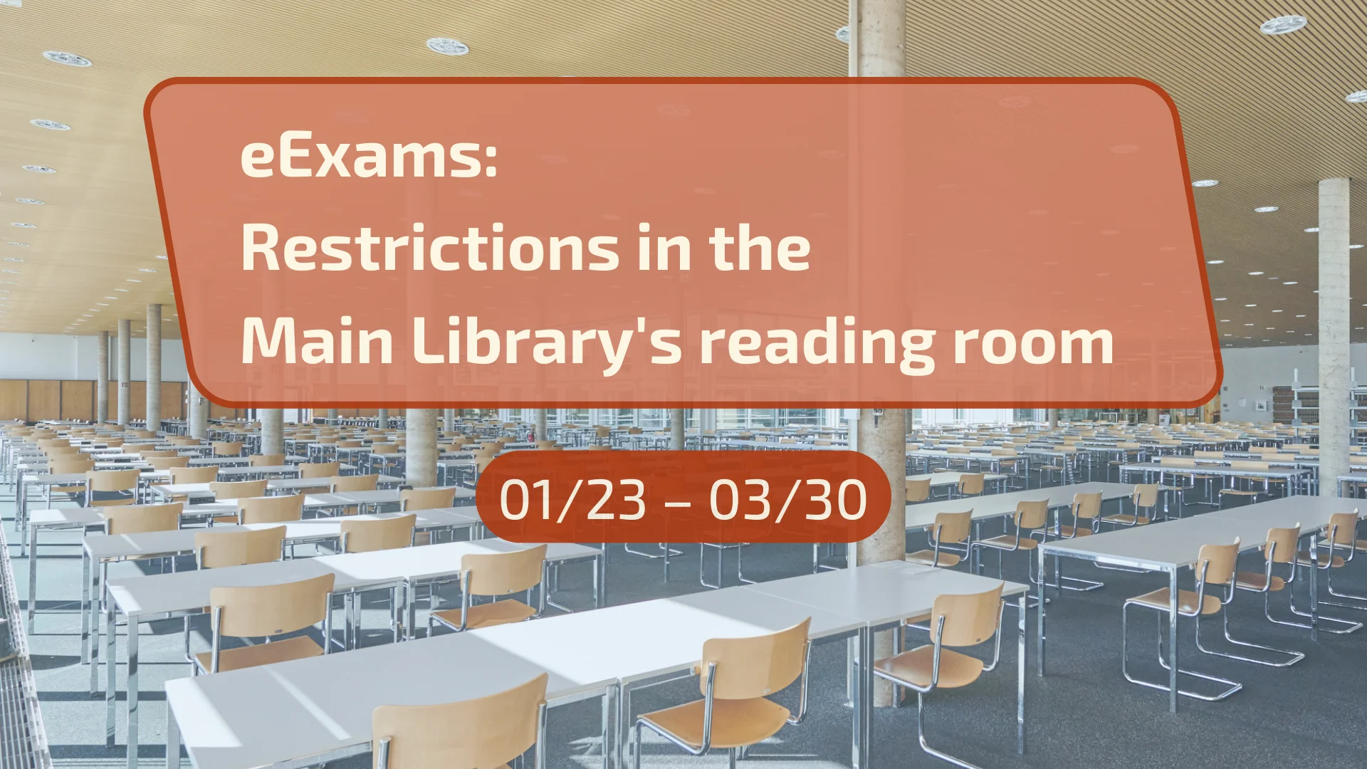 eExams in the main library