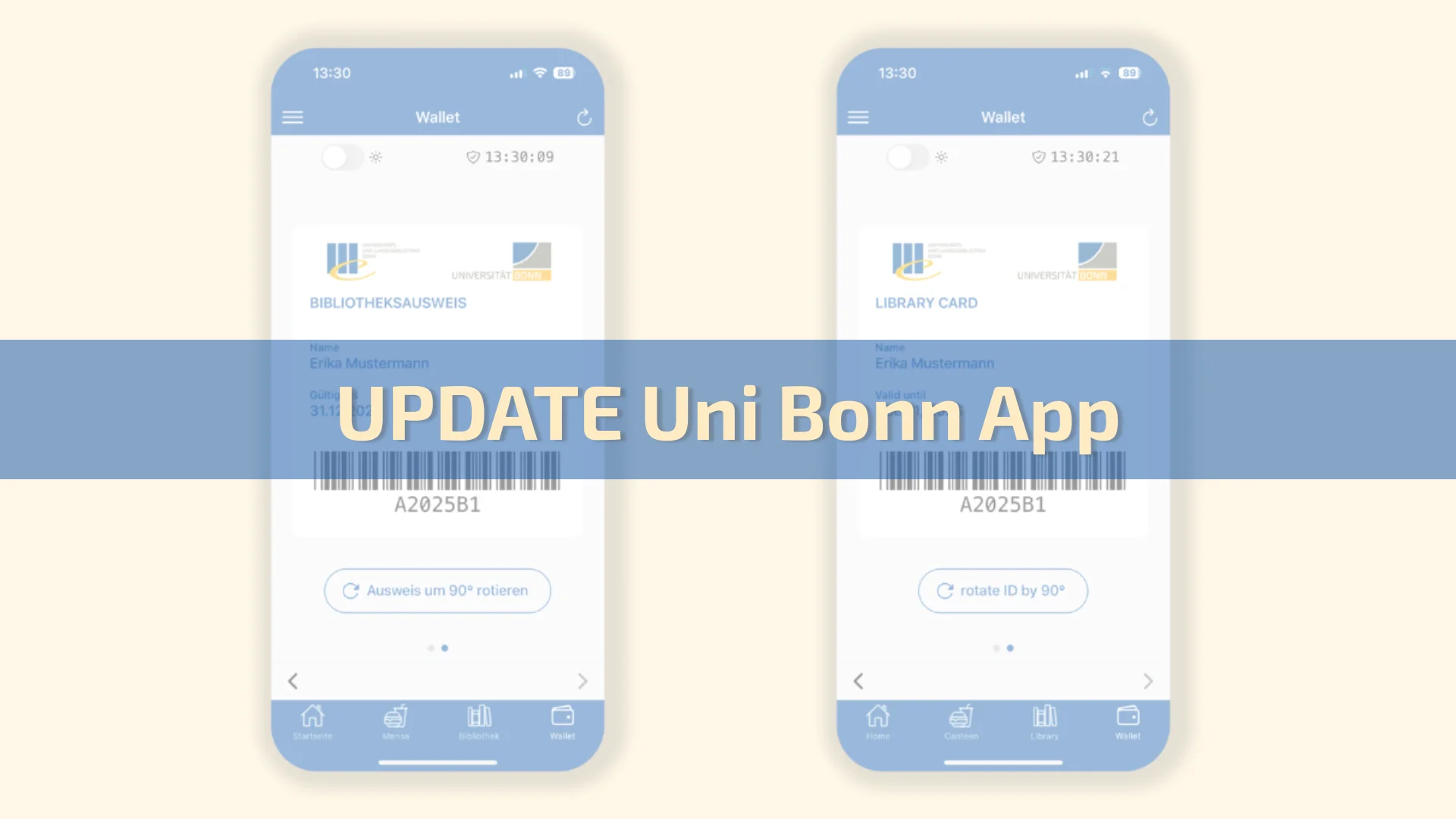Am 22.06.2026 findet ein Update der Uni Bonn App statt.